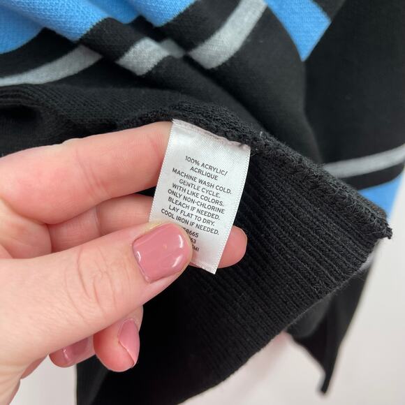 BP Black and Blue Stripe Pullover Sweater Size Small NWOT - Picture 5 of 6